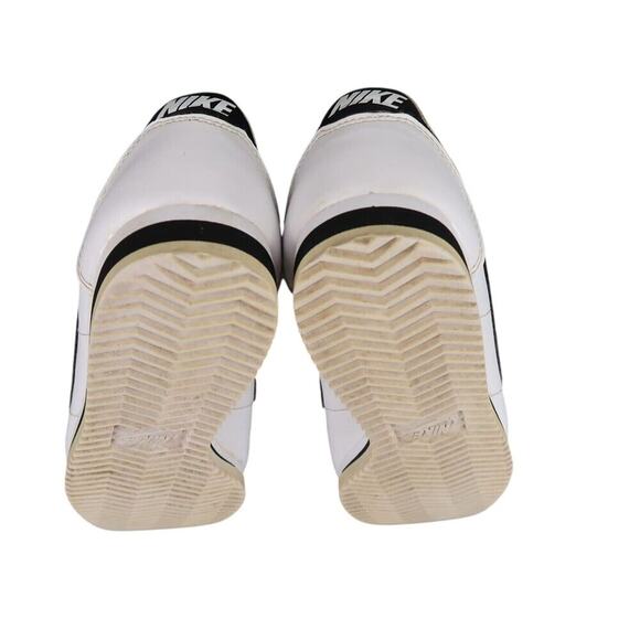 Nike Shoes Womens 7 Sneakers Classic Cortez Lifestyle White Black Leather Retro - Picture 11 of 13